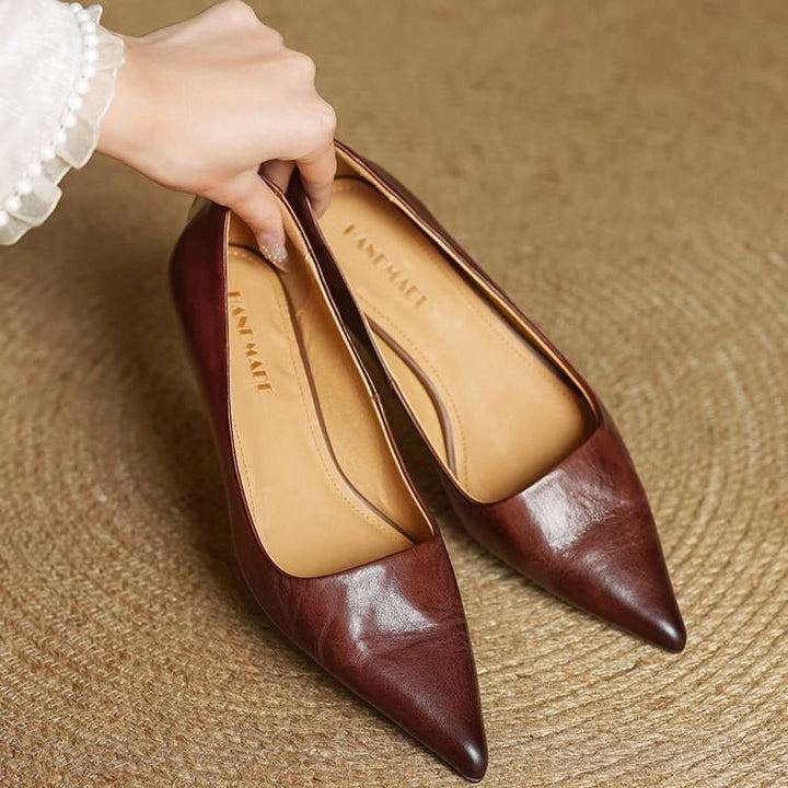 Mira Genuine Leather Heels