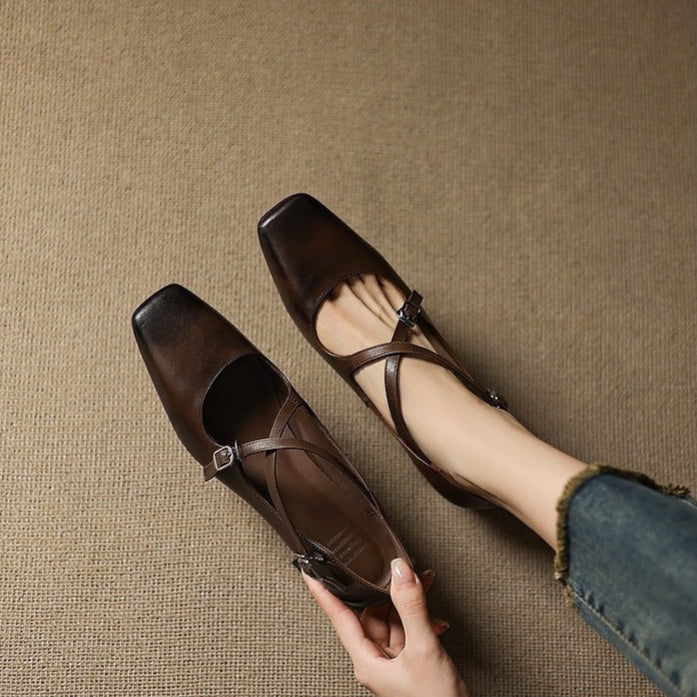 Ketra Genuine Leather Heels