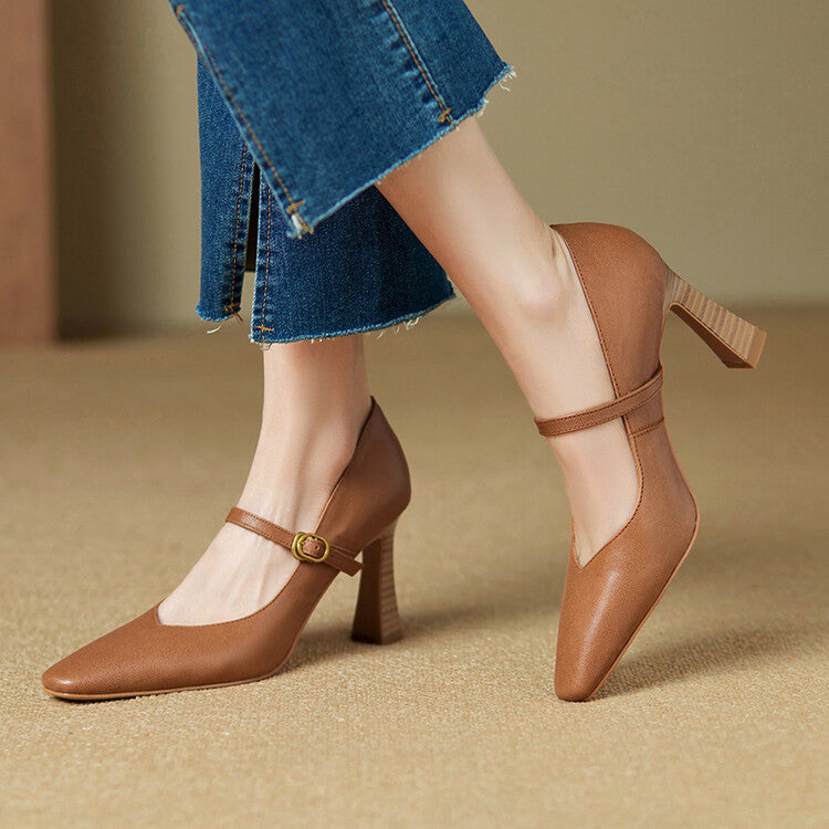 Lorel Genuine Leather Heels