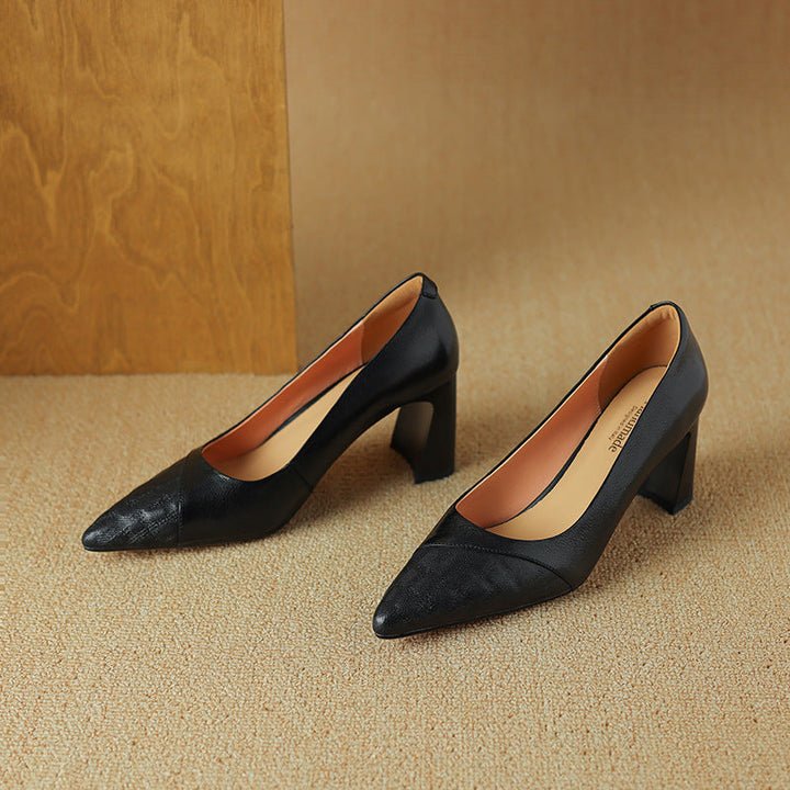 Aurelia Genuine Leather Heels