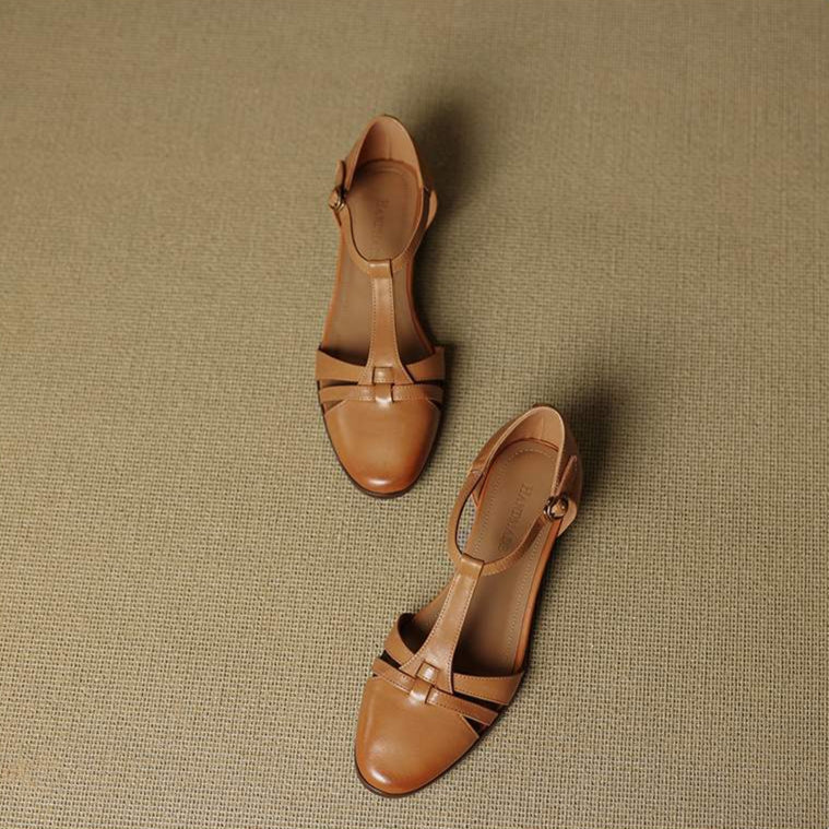 Daria Genuine Leather Flats