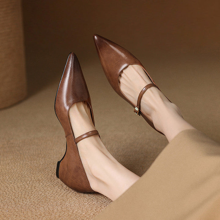 Mirelle Genuine Leather Heels