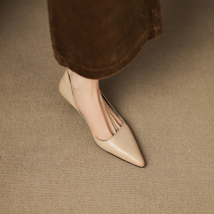 Bianka Genuine Leather Heels