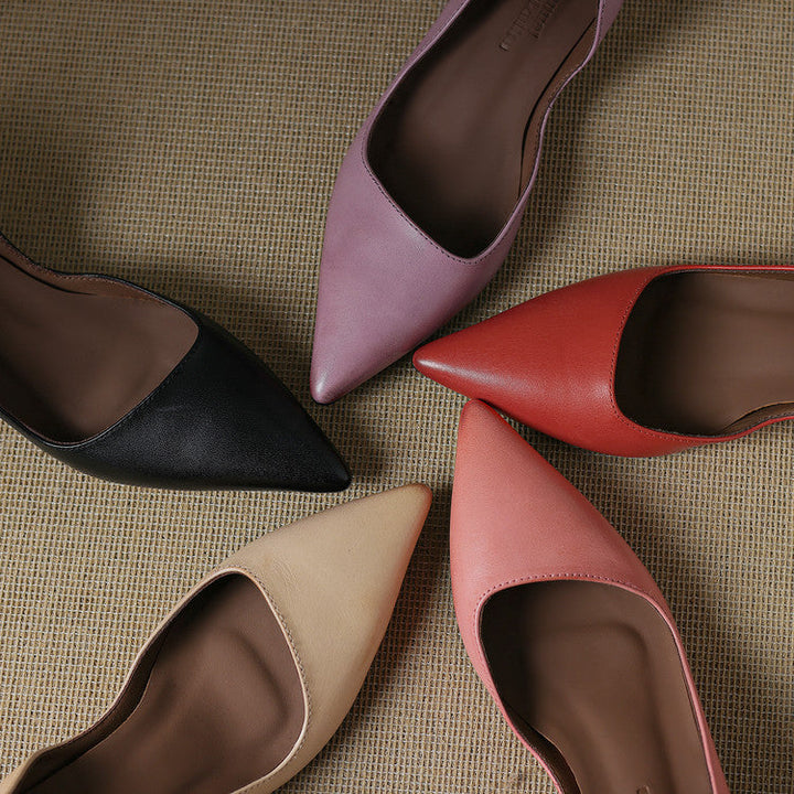 Bianka Genuine Leather Heels