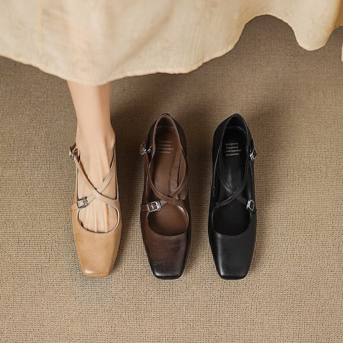 Ketra Genuine Leather Heels