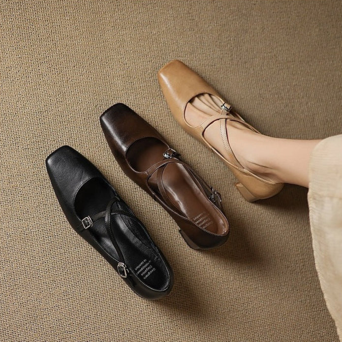 Ketra Genuine Leather Heels