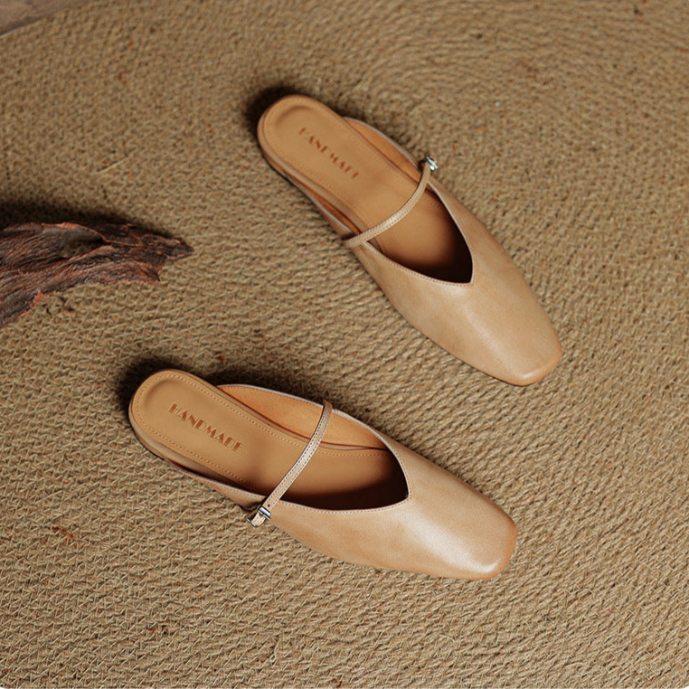 Marisol Genuine Leather Mules