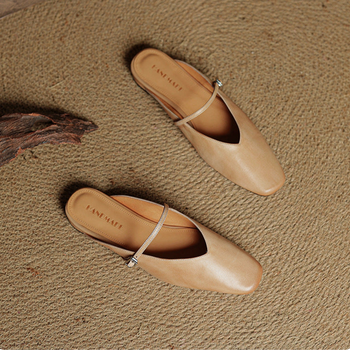 Marisol Genuine Leather Mules