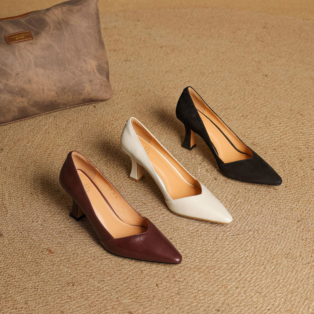 Morae Genuine Leather Heels