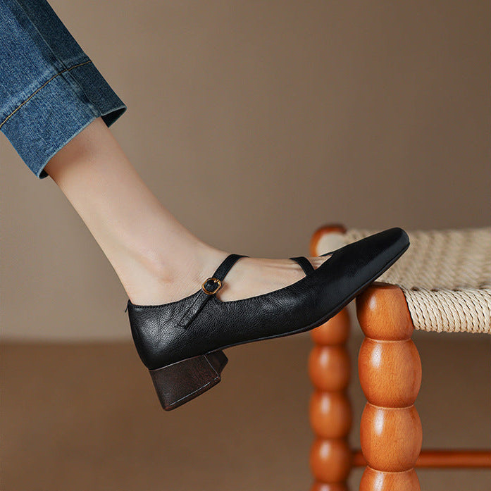 Orida Genuine Leather Heels