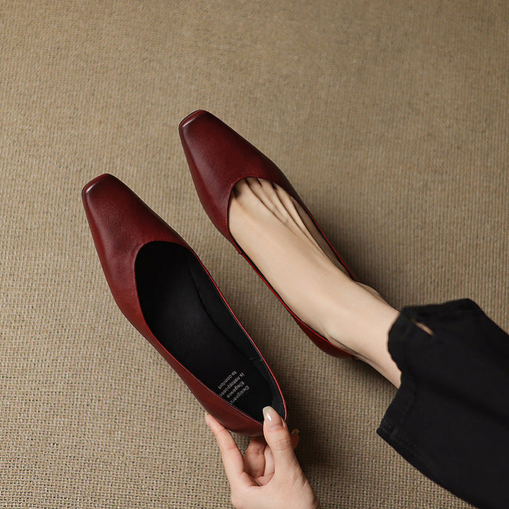 Mylie Genuine Leather Flats