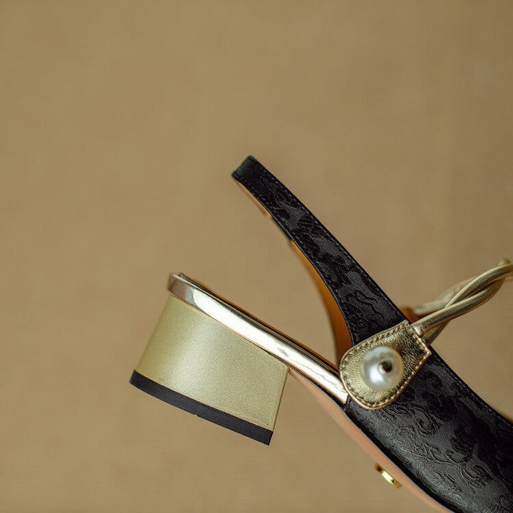 Elysia Leather Heels