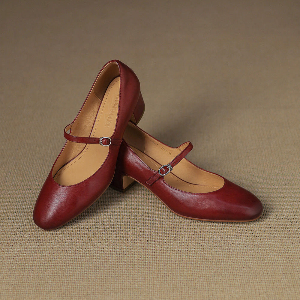 Cyra Genuine Leather Pumps
