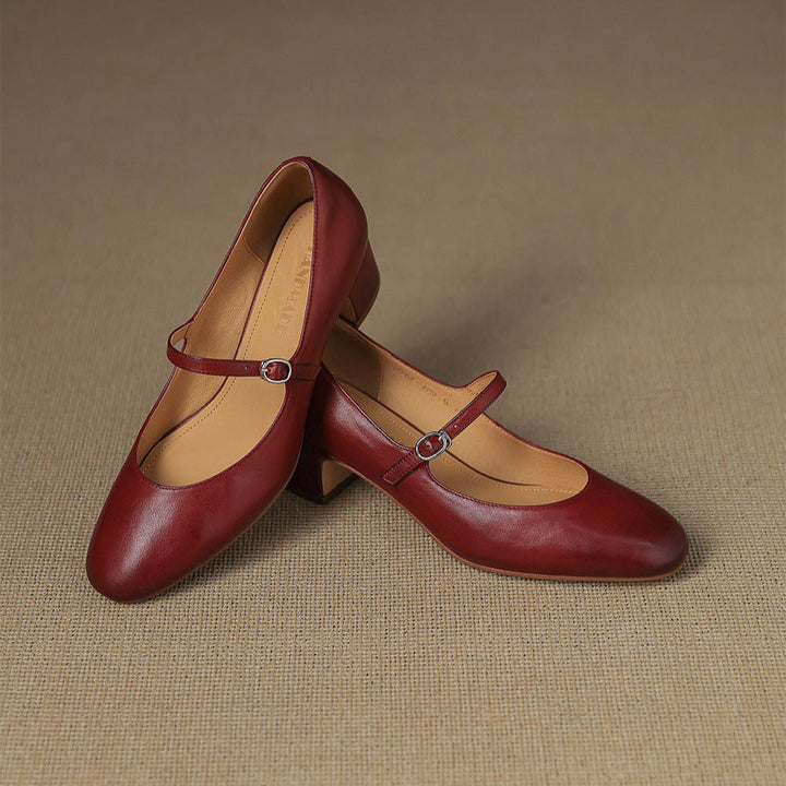 Cyra Genuine Leather Pumps