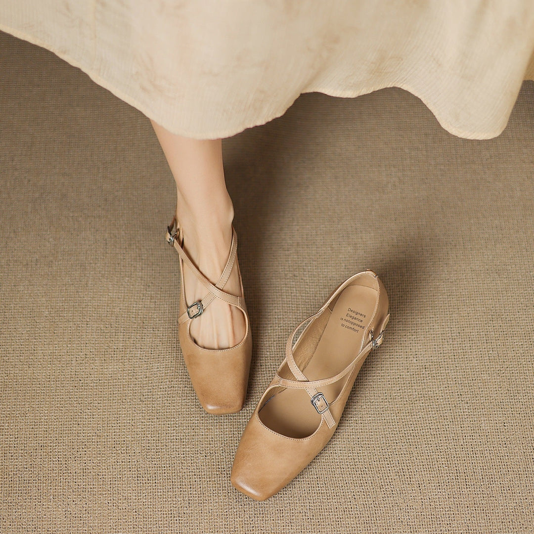 Ketra Genuine Leather Heels