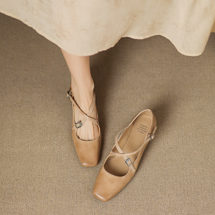 Ketra Genuine Leather Heels