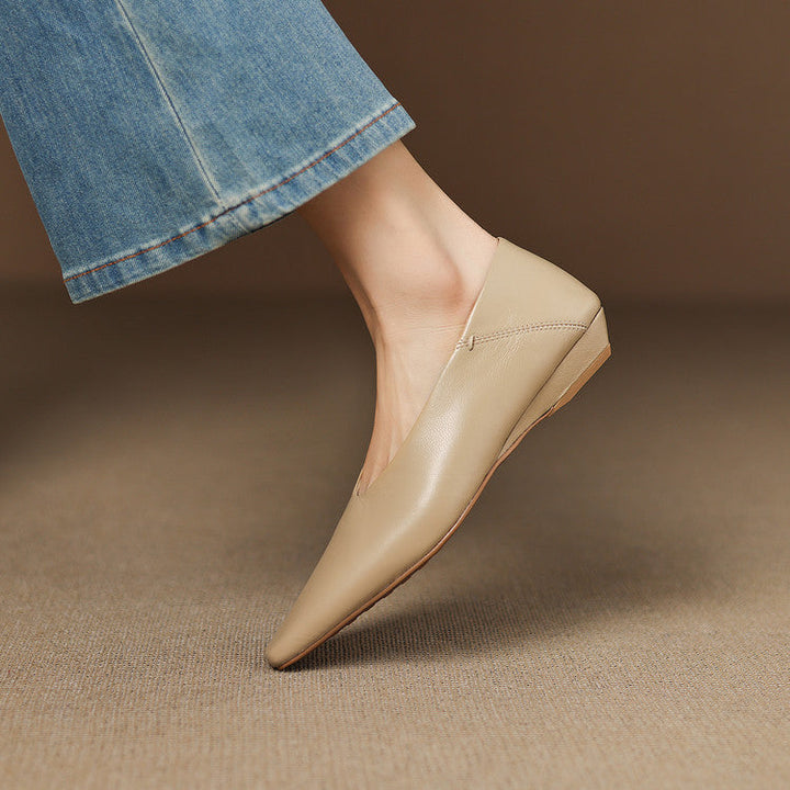 Demir Genuine Leather Flats