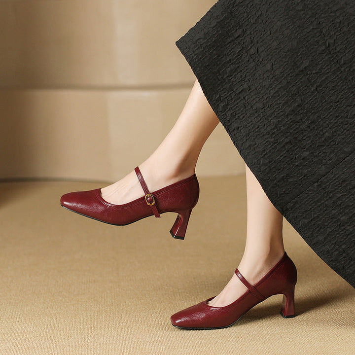 Santoni Leather Heels