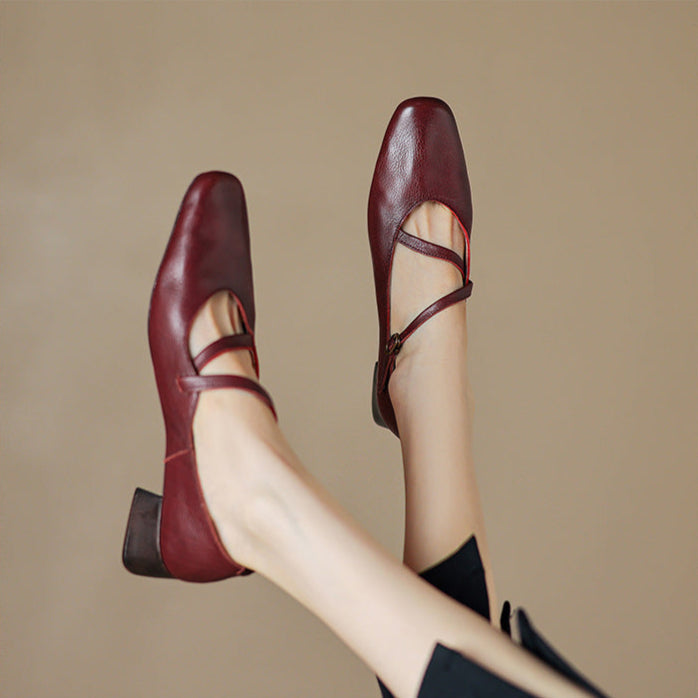 Orida Genuine Leather Heels