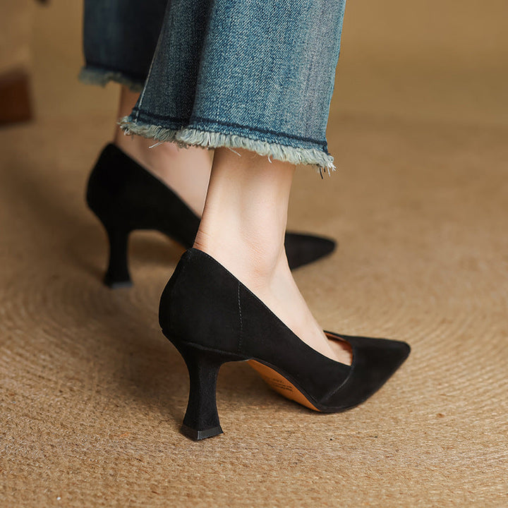Morae Genuine Leather Heels