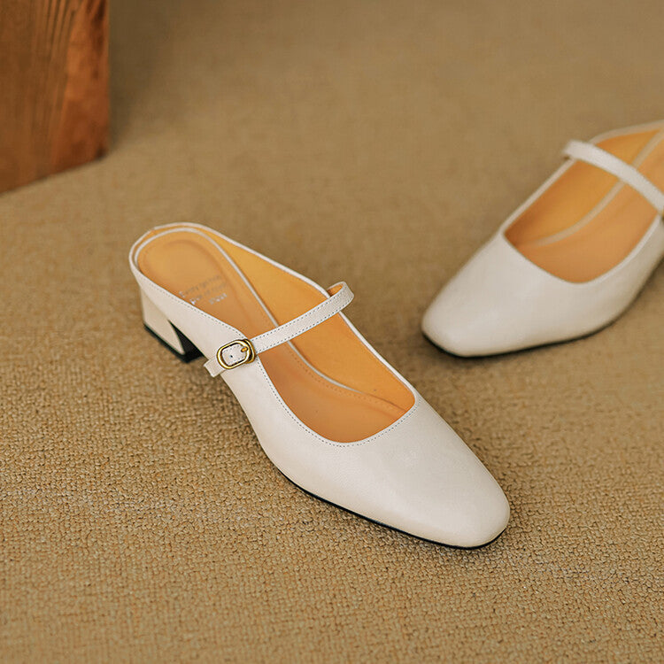 Cressi Genuine Leather Mules