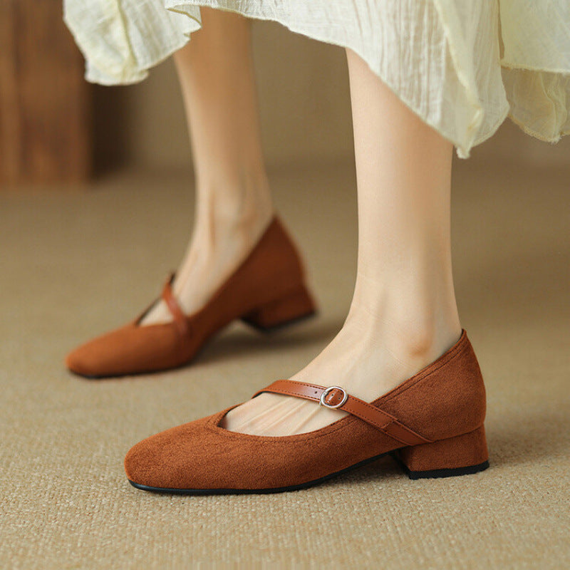 Mailan Suede Heels