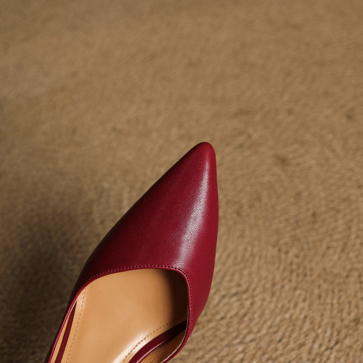 Sophie Genuine Leather Heels