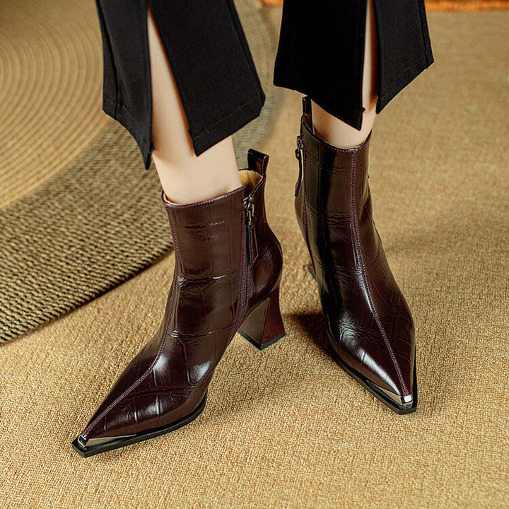 Zyina Genuine Leather Boots