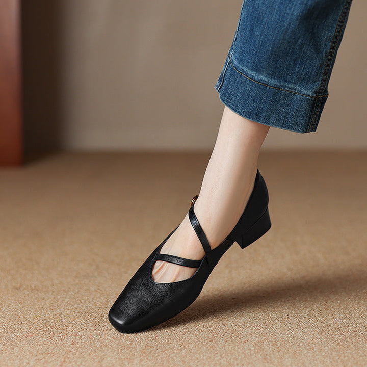 Orida Genuine Leather Heels