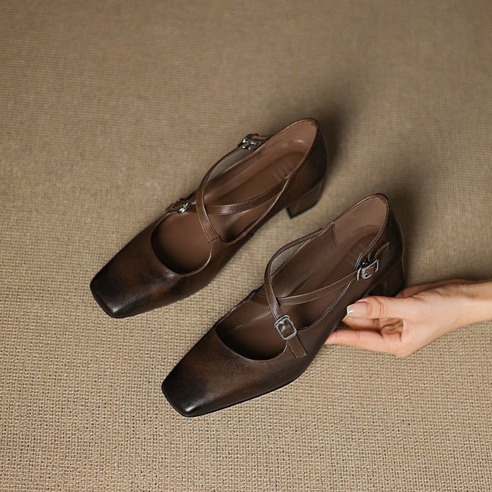 Ketra Genuine Leather Heels