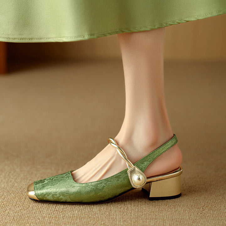 Elysia Leather Heels