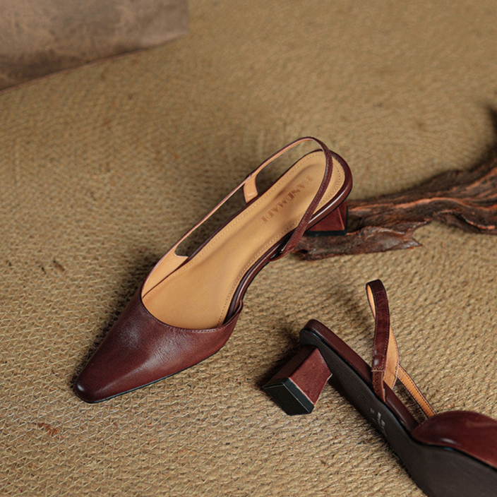 Emry Genuine Leather Heels