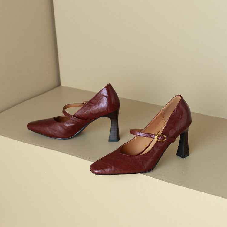 Lorel Genuine Leather Heels