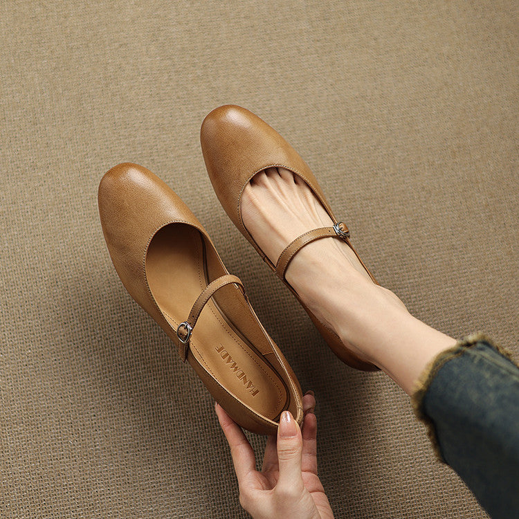 Cyra Genuine Leather Pumps