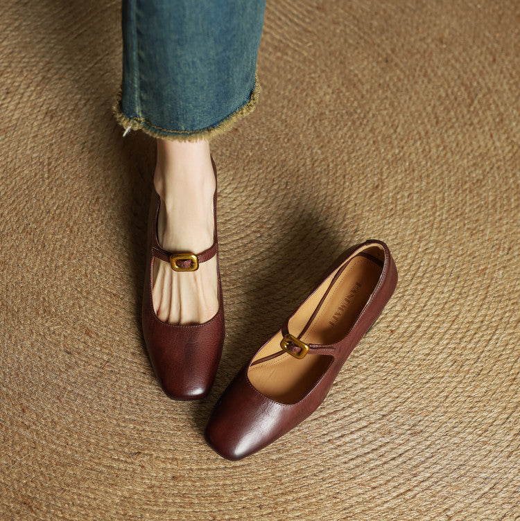 Rocio Genuine Leather Heels