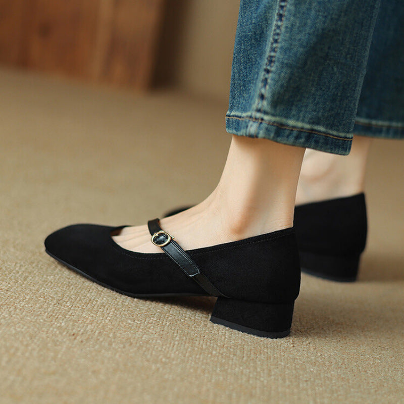 Mailan Suede Heels