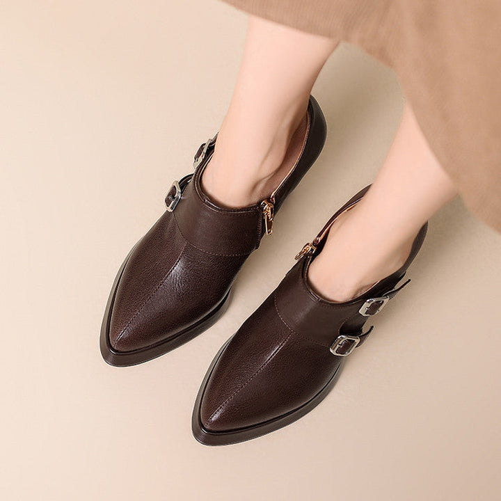 Amaya Genuine Leather Heels