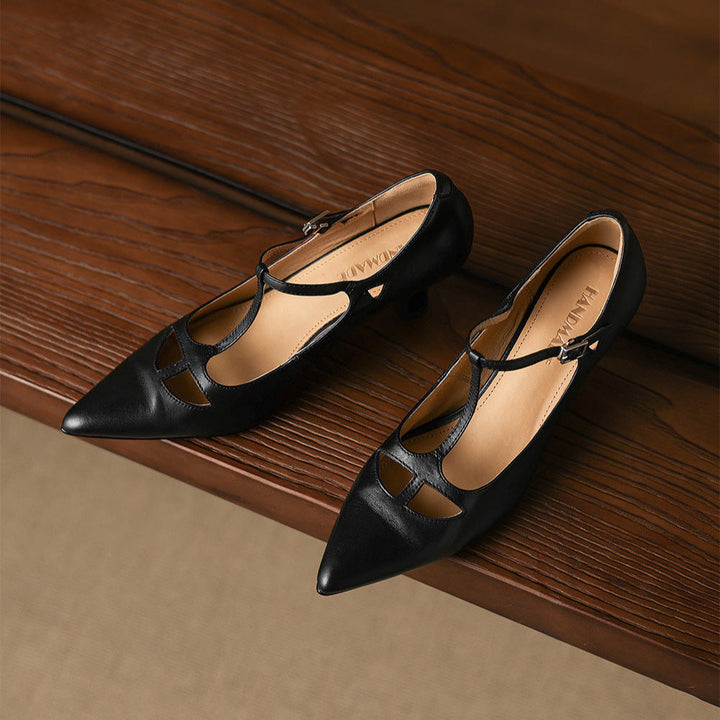Marcele Genuine Leather Pumps