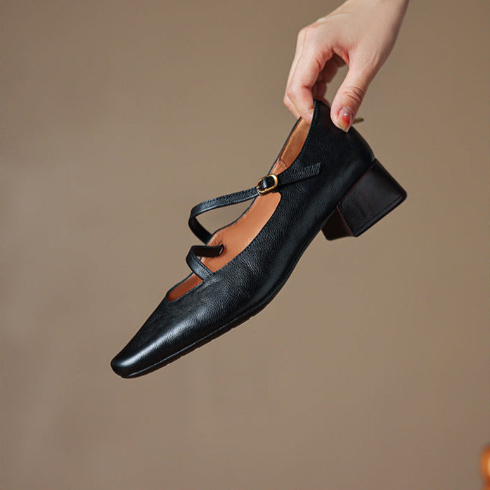 Orida Genuine Leather Heels