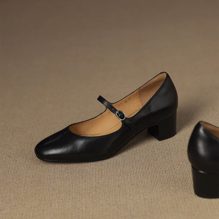 Cyra Genuine Leather Pumps