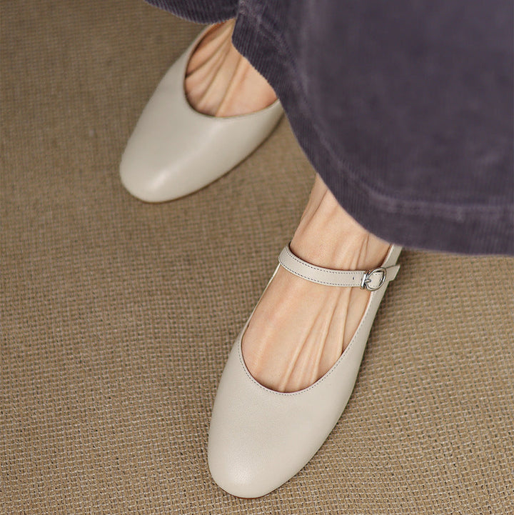 Cyra Genuine Leather Pumps