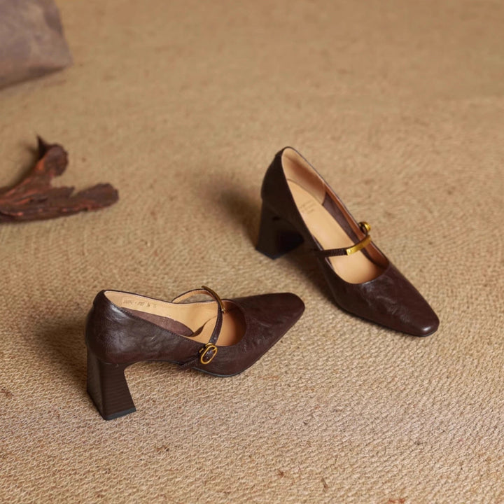 Seriba Genuine Leather Heel