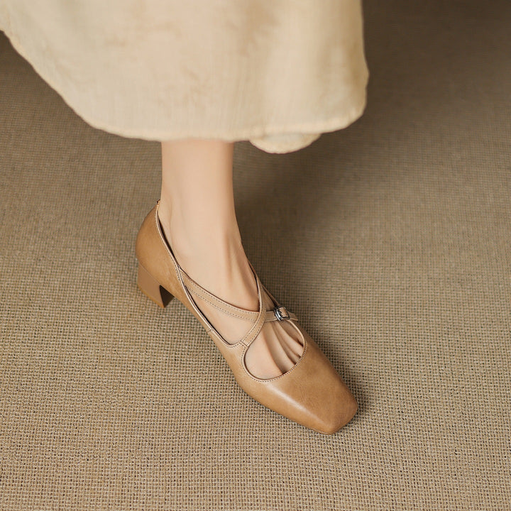 Ketra Genuine Leather Heels