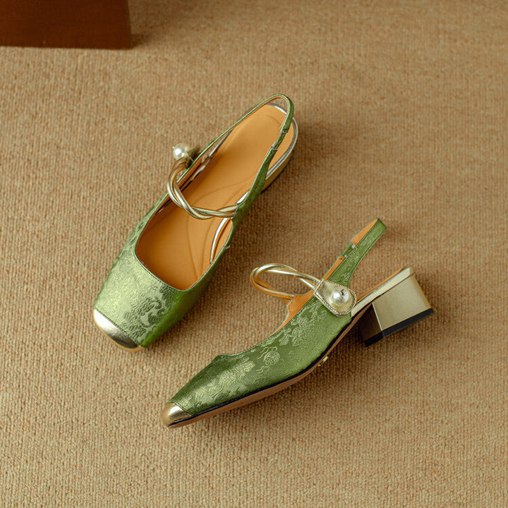 Elysia Leather Heels