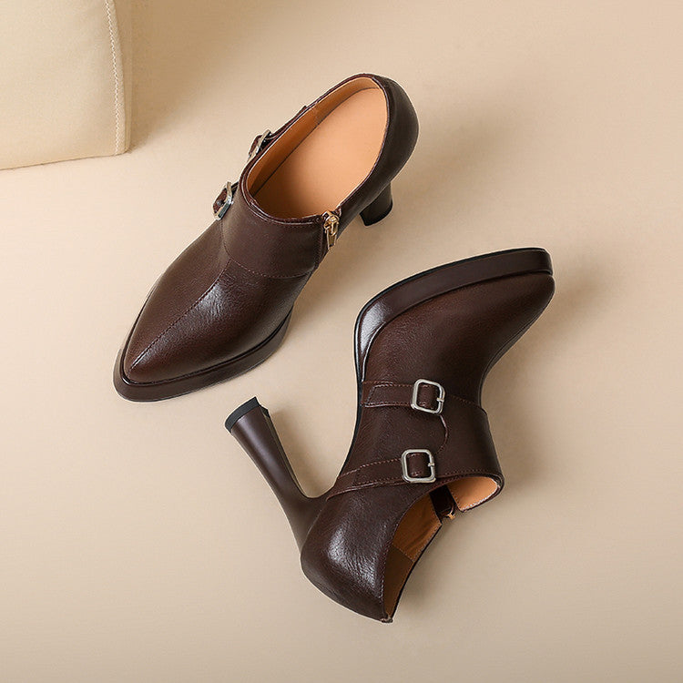 Amaya Genuine Leather Heels