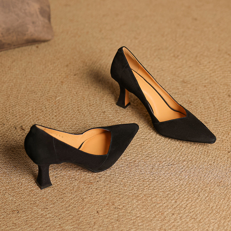 Morae Genuine Leather Heels