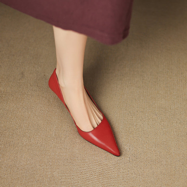 Bianka Genuine Leather Heels