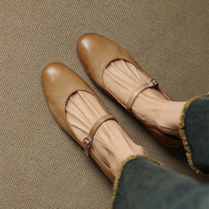 Cyra Genuine Leather Pumps