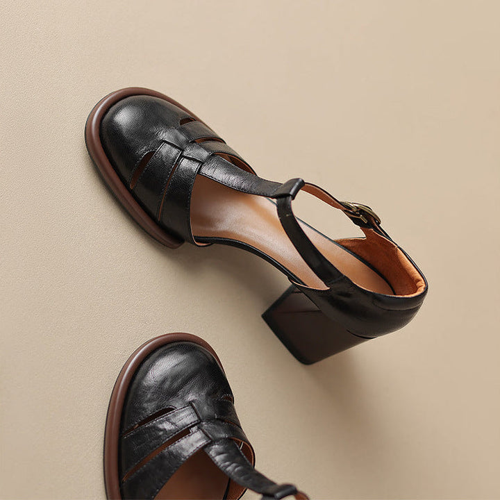 Kate Genuine Leather Heels