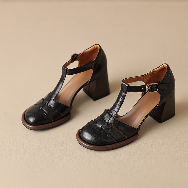 Kate Genuine Leather Heels